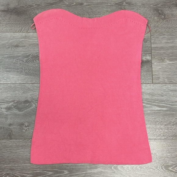 Talbots Cap Sleeve Bateau Neckline Sweater Ribbed Pointelle XS - Picture 10 of 12